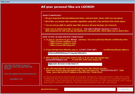 باج افزار DMA Locker